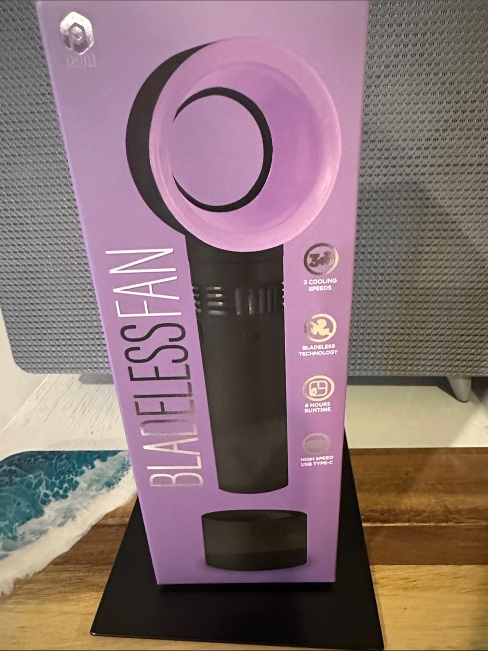 Bladeless Portable Fan - Purple